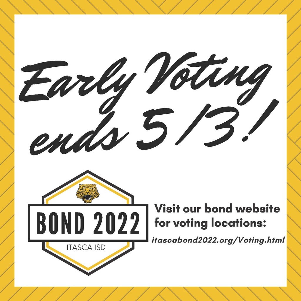 Early Voting Ends 5/3