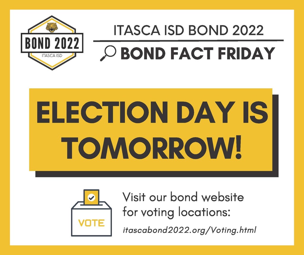 Itasca ISD Bond 2022 Fact Friday #6