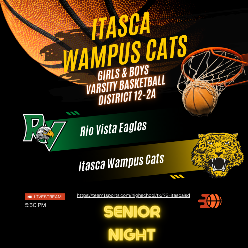 Wampus Cat Basketball vs. Rio Vista (Senior Night)